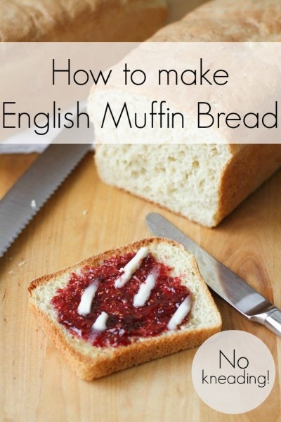 How to make no-knead English muffin bread