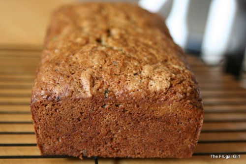 Zucchini Bread – The Frugal Girl